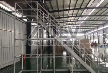  铝型材登高梯搭建用型材与配件详解