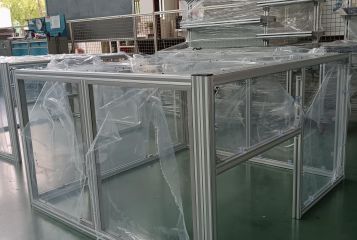 自动化设备外框防护罩,定制铝型材机架守护设备运行 自动化设备外框防护罩,定制铝型材机架守护设备运行